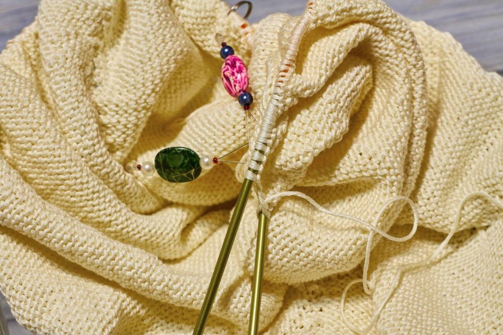 What is knitting in sewing?
