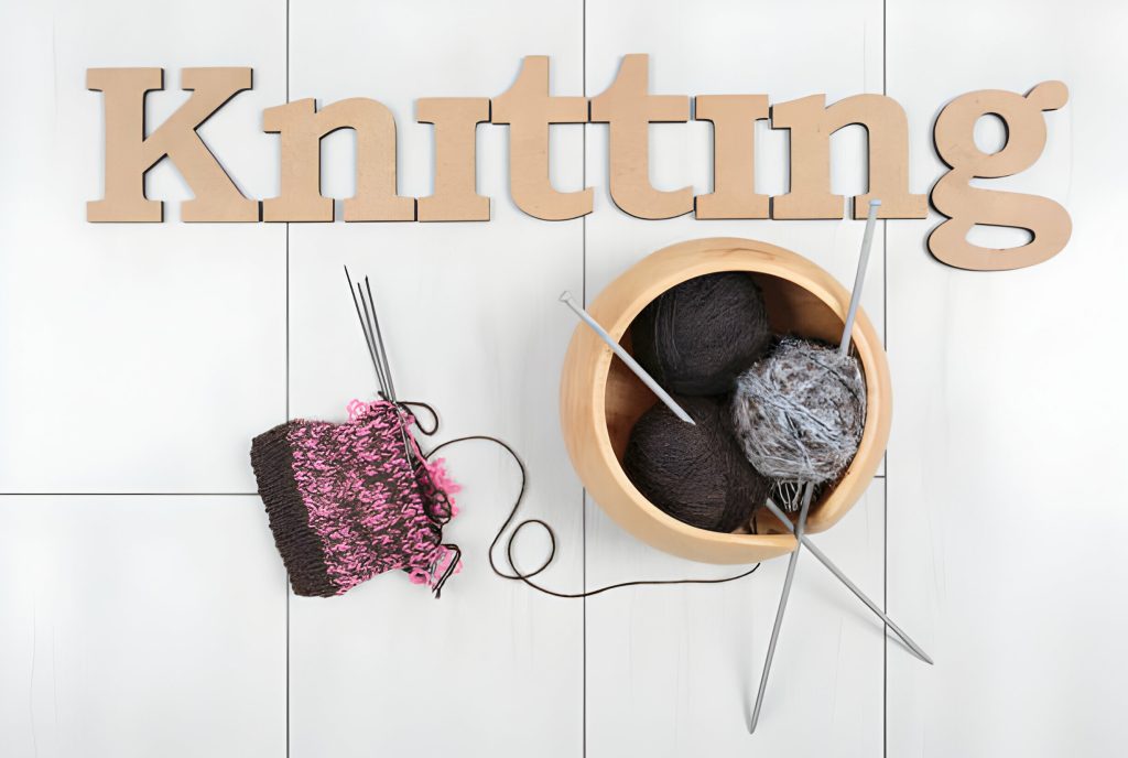 What is required for knitting?